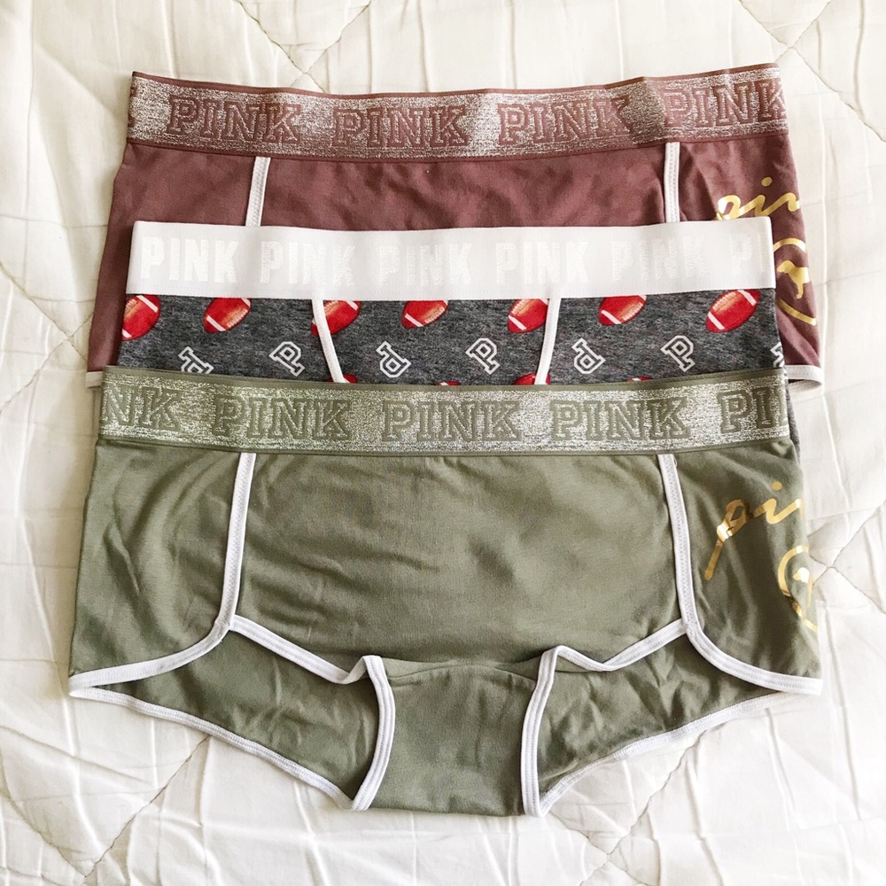Vs Pink Logo Boyshorts